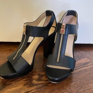 Worn once like new comfortable heels